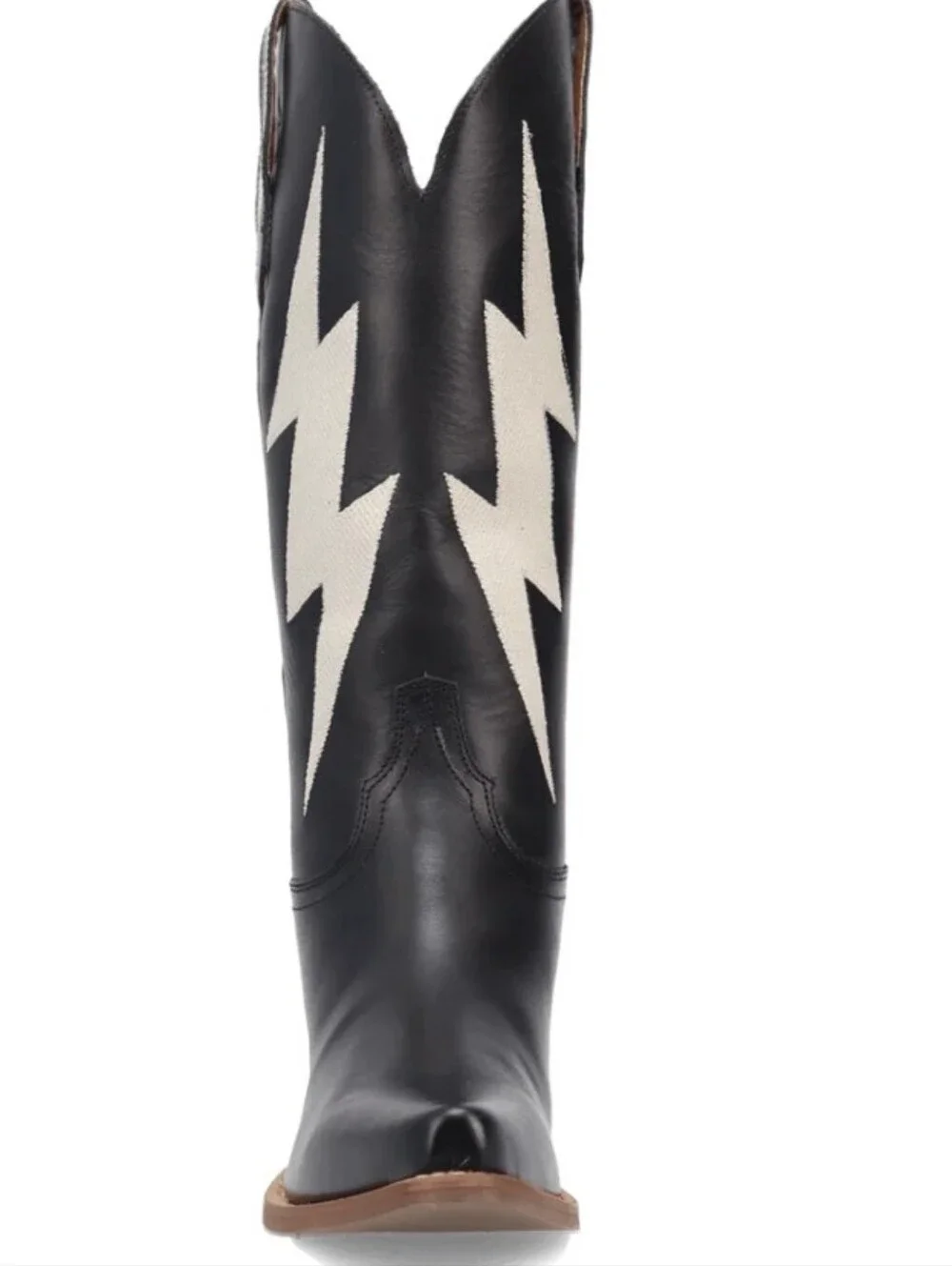 Dingo Black Thunderbolt Leather Boots Brand New In Box - Picture 8 of 13